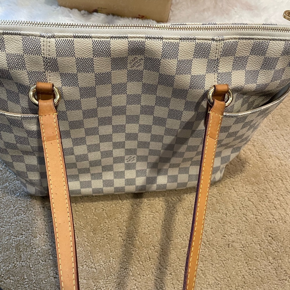 Louis Vuitton Damier Azur Totally MM VGUC-AUTHENTICITY GUARANTEED - Picture 10 of 15